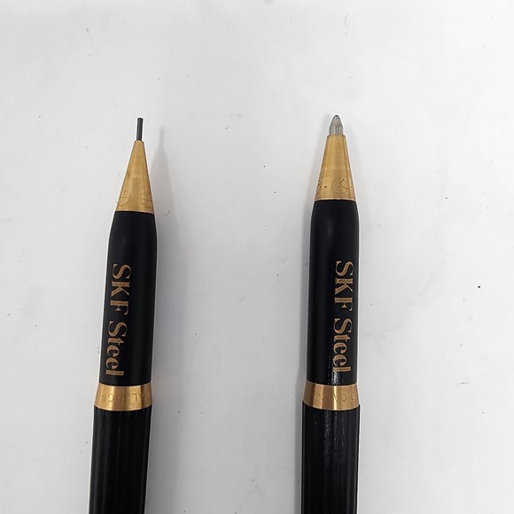 Vintage Ballograf Nordica Sweden Pen & Mechanic Pencil Set‎ With SFK Steel Logo - Picture 4 of 10